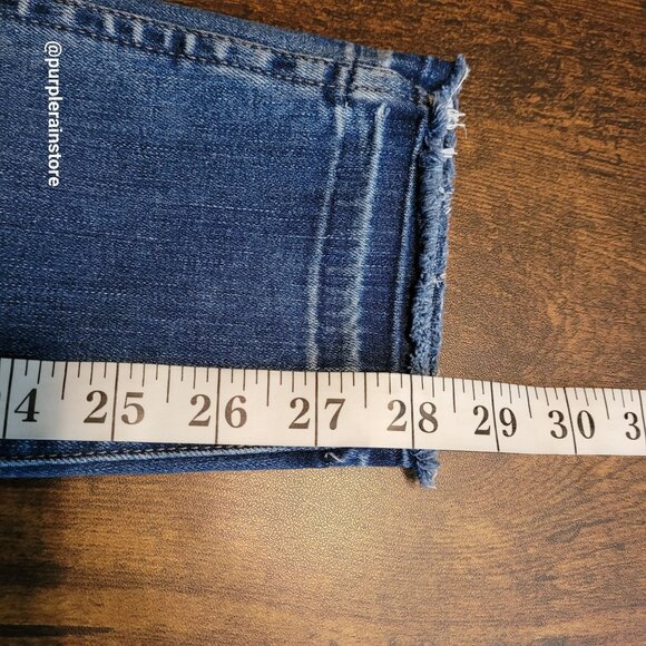 Madewell Jeans Size 28 Skinny 10" High Rise Tummy Control Rosecliff Wash H6319 - Picture 11 of 13